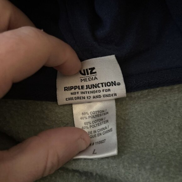 Naruto Sweater Ripple Junction quarter zip size Large - Picture 8 of 8